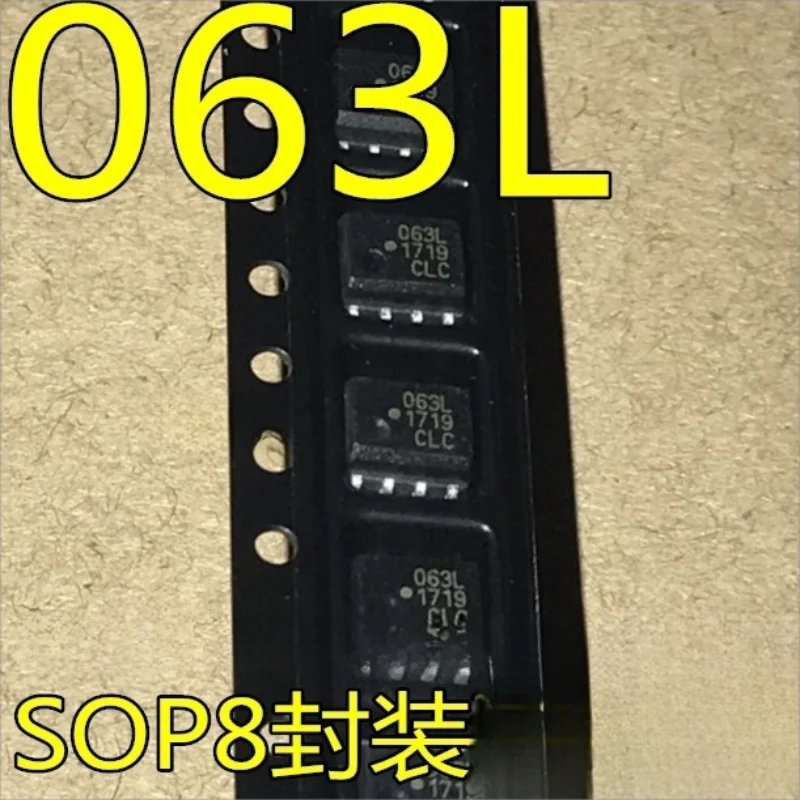 30PCS HCPL-063L screen printed 63L 063L SMT optocoupler brand new stock quantity high price excellent SOP8 packaging