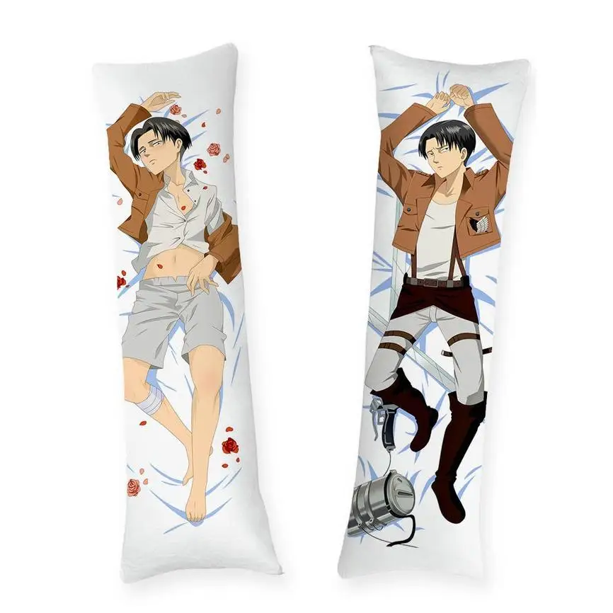 

Dakimakura Anime Pillow Case Levi Ackerman Death Double-sided Print Of Life-size Body Pillowcase Gifts