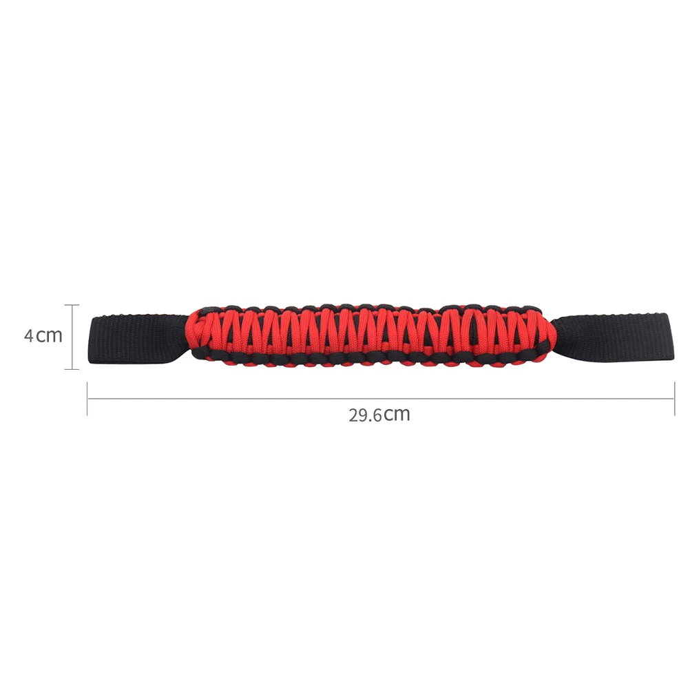 

2pcs Car Headrest Grab Handles Oxford Cloth Nylon Rear Seat Safety Passenger Comfort Interior Accessories
