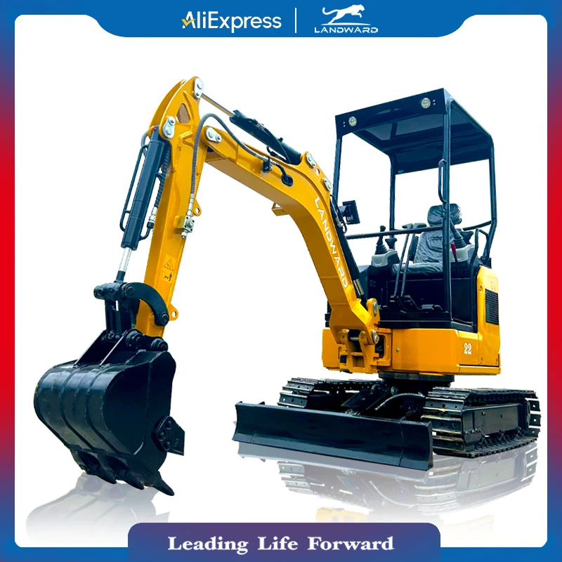 

Europe Best-Selling Agricultural Mini Excavator High Efficiency Excavation With Attachments 2 Tons Mini Digger Price Customized