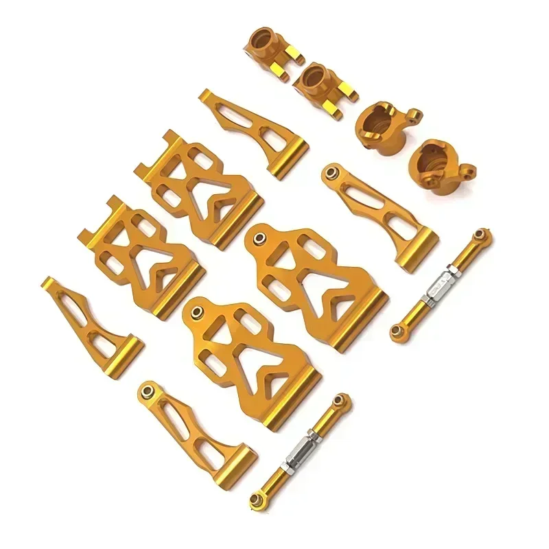 

Metal Upgrade Parts Kit Front and Rear Arm Steering Cup for SCY 16101 16102 16106 16201 RC Q130A Q130B Q141 Q117 1/16 RC Car