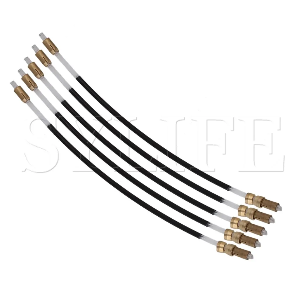 5PCS Adjuster Nylon Violin Tail Gut Cord W/brass hardware 4/4