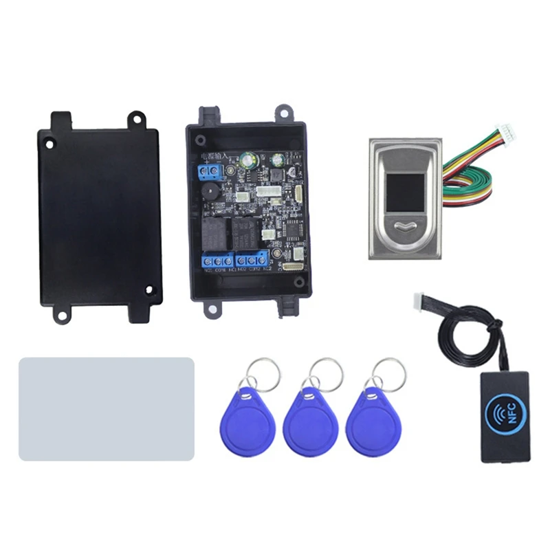 

Fingerprint Access Controller Nfc Electric Lock Control Relay Module Ic Card Induction Switch Bicycle Diy Unlock S2