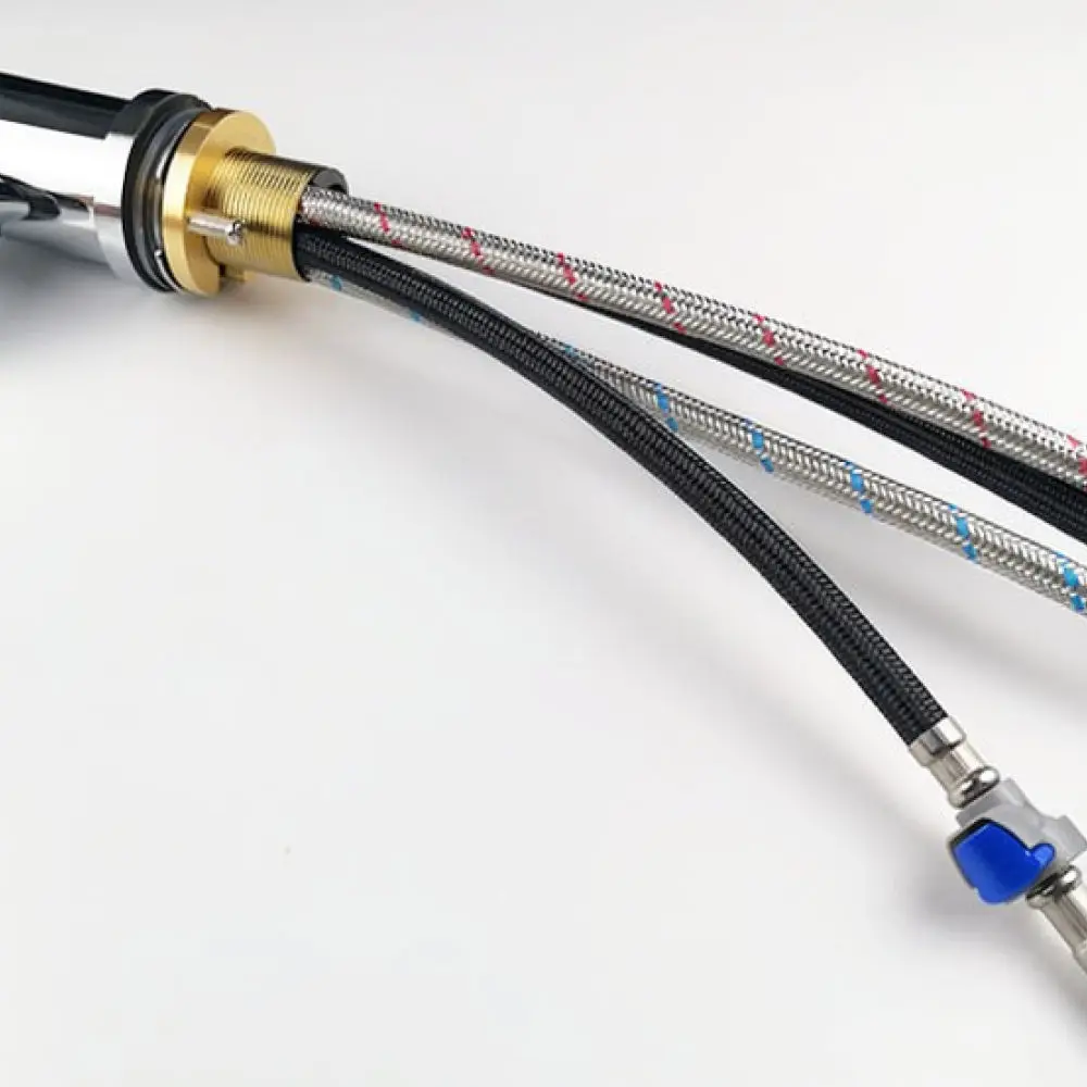 Kitchen Faucet Replacement Hose M8 Interface 7.5mm Flexible Water Supply Line Stainless Steel Pull Out Tap Pipe Part