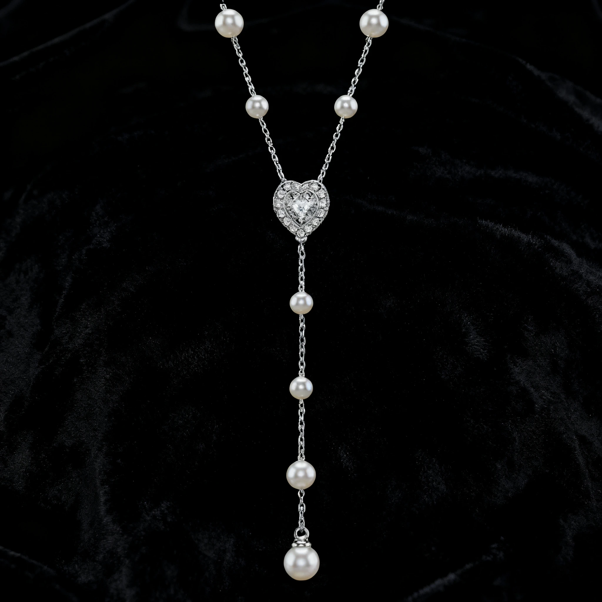 

Модные ювелирные изделия 2025 года, высококачественное ожерелье с подвеской в форме сердца и жемчугом, отличный памятный подарок