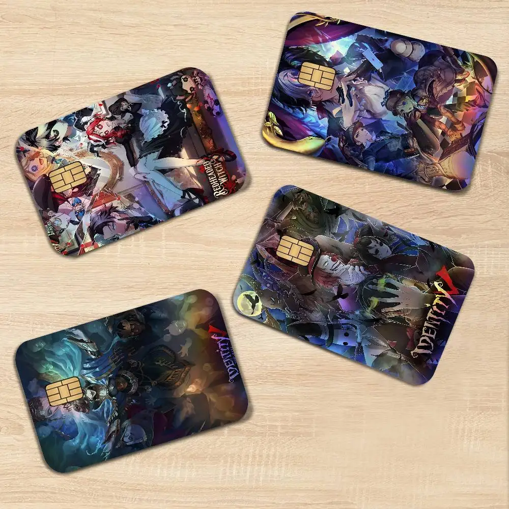 Classic I-Identity V Laser Sparkle Bank Card Stickers Universal DIY Craft Decor Accessories