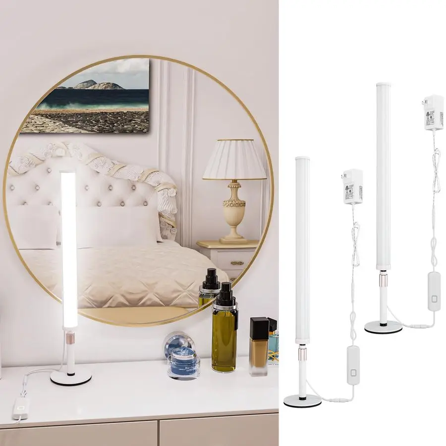 

LED Vanity Lights for Mirror, Dimmable and Color Temperature Changeable LED Makeup Lights, Height Adjustable 24V Fill Light for