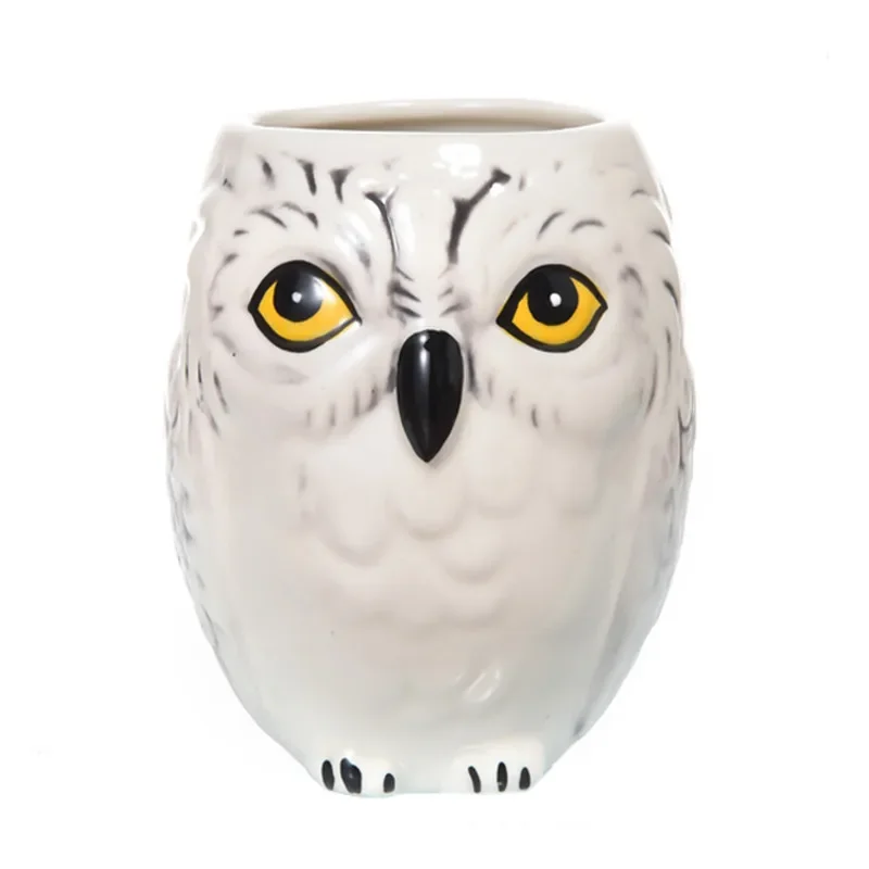 Owl Ceramic Mug 3D Animal Shape Coffee Milk Juice Breakfast Cup Personality Creative Gift Graduation Friends Gift