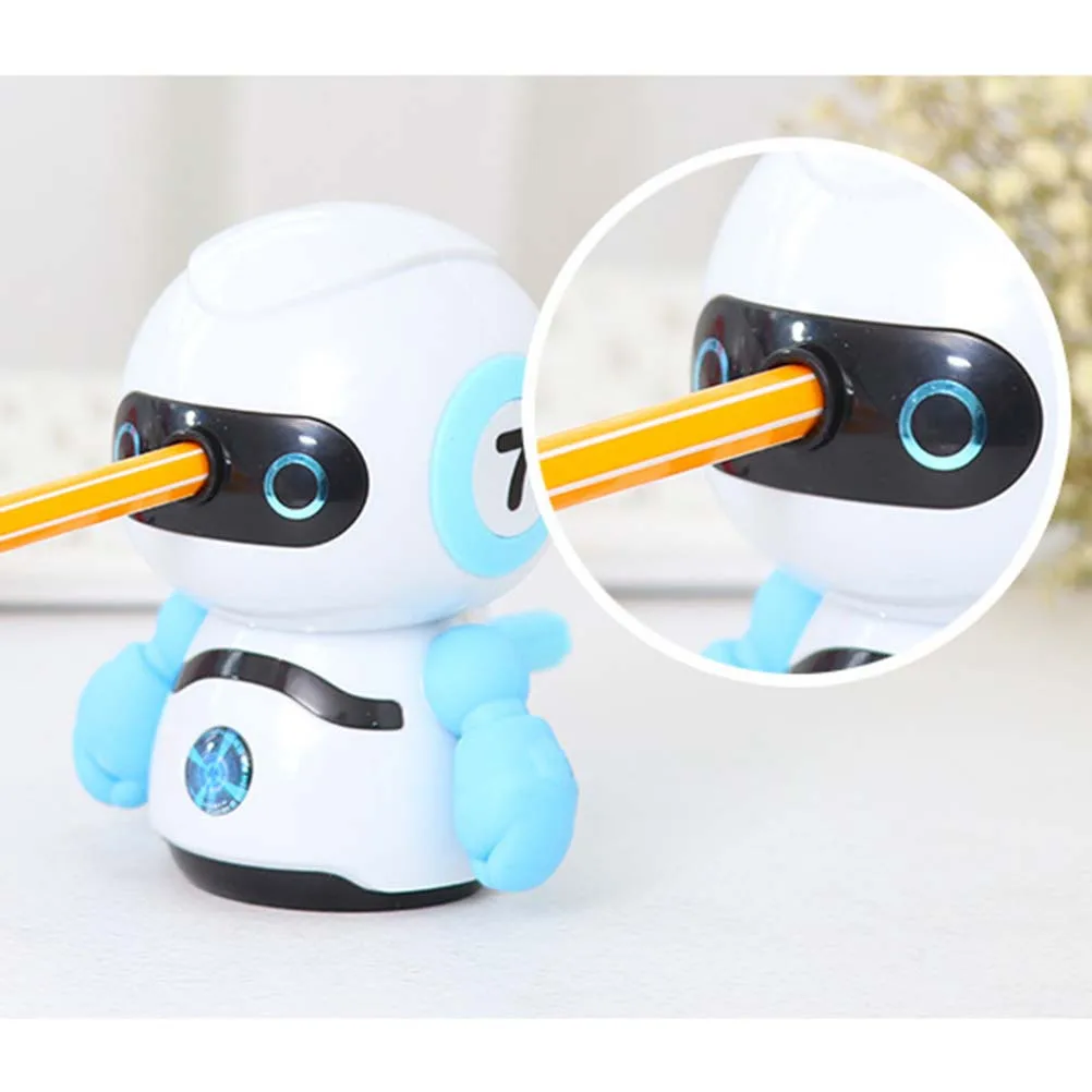 

Random Color Cartoon Pencil Sharpener Plastic Hand-Operated Lightweight for Kids Students School Supplies