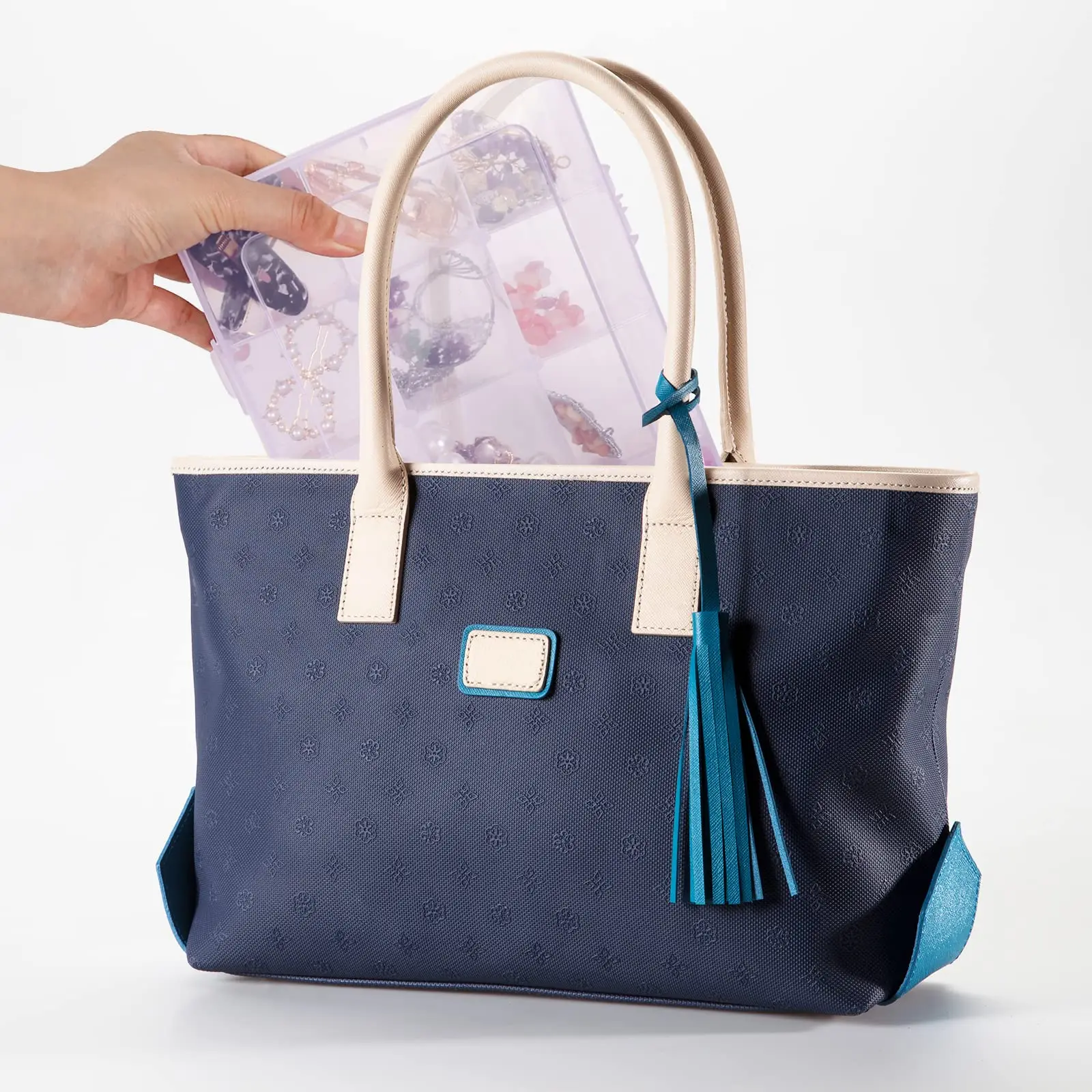 1/2/3 Stück große transparente Kunststoff-Aufbewahrungsboxen mit 15 Fächern – ideal für Heimwerkerarbeiten, Schmuck, Perlen, Werkzeuge, Bastelarbeiten und mehr – Detail 4