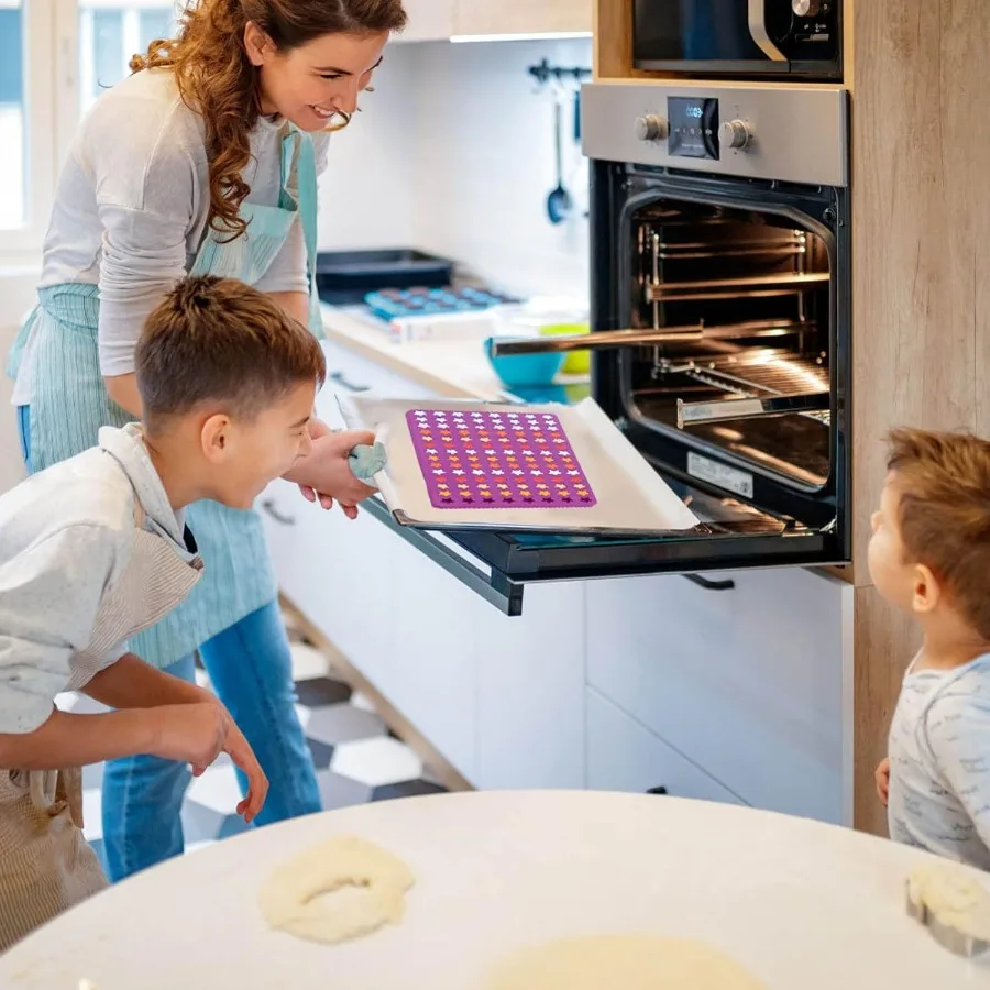 112 Cavity Mini Star Silicone Molds Fun Shaped Chocolate Molds for Hade Dog Training Treats Gummies Candy Chocolate Chips Biscu