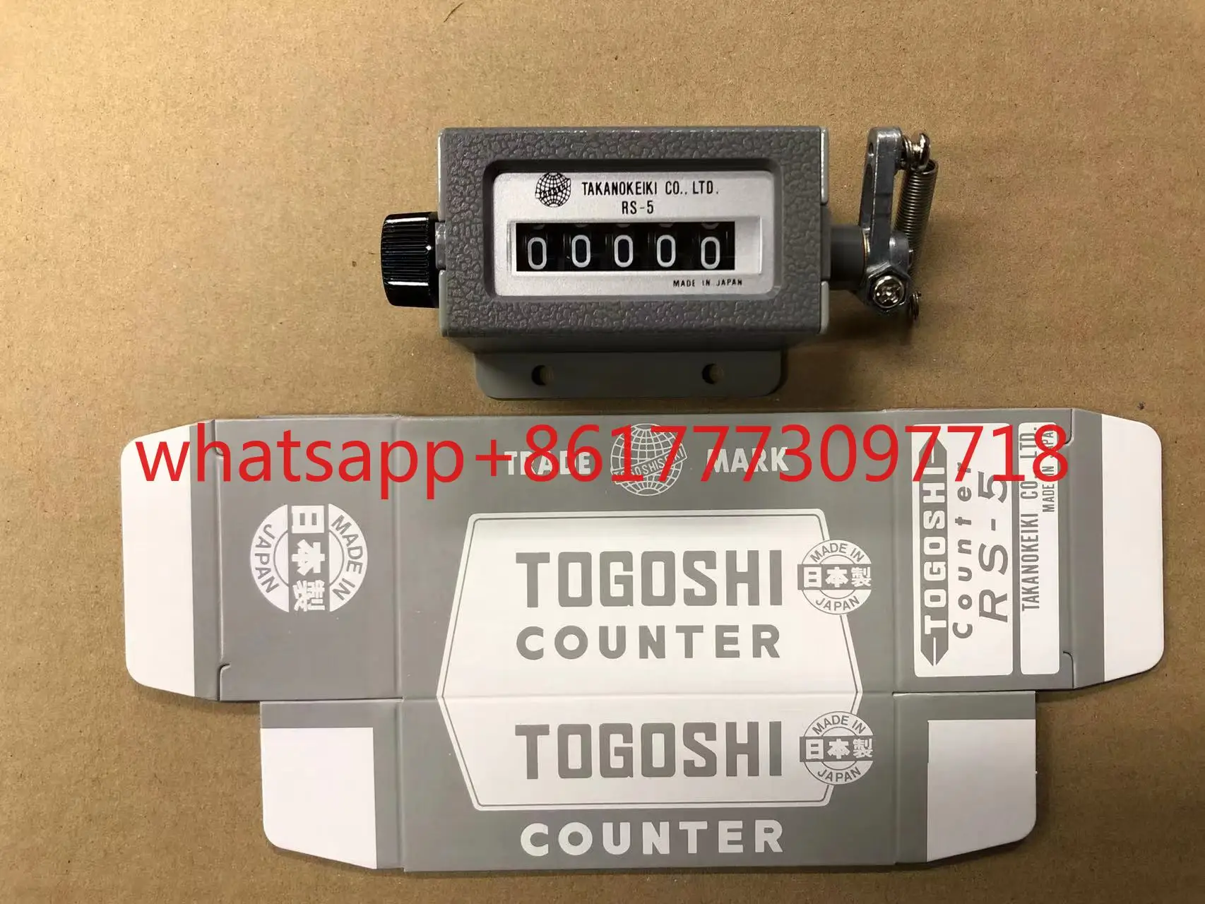 عداد العلامة التجارية اليابانية الأصلية TOGOSHI Earth ، ساعة الكرز بقضيب ربط RS-5 5 أوضاع RS-6 6 أوضاع زنبركية #2