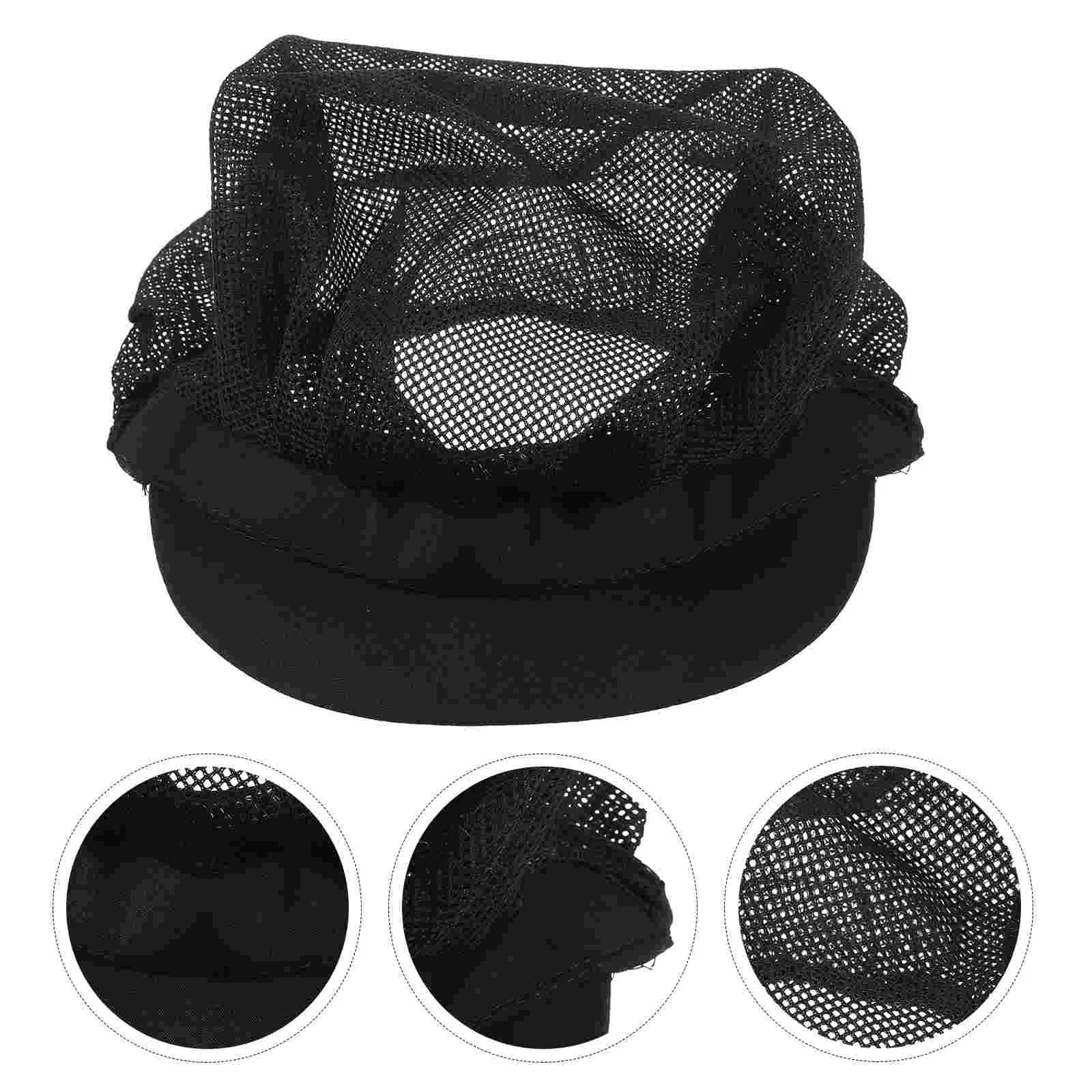 Loveseat Mesh Chef Hat Kitchen Working Cooking Waiter Beret Scarf Caps Baker Headgears Fashion Men and Women