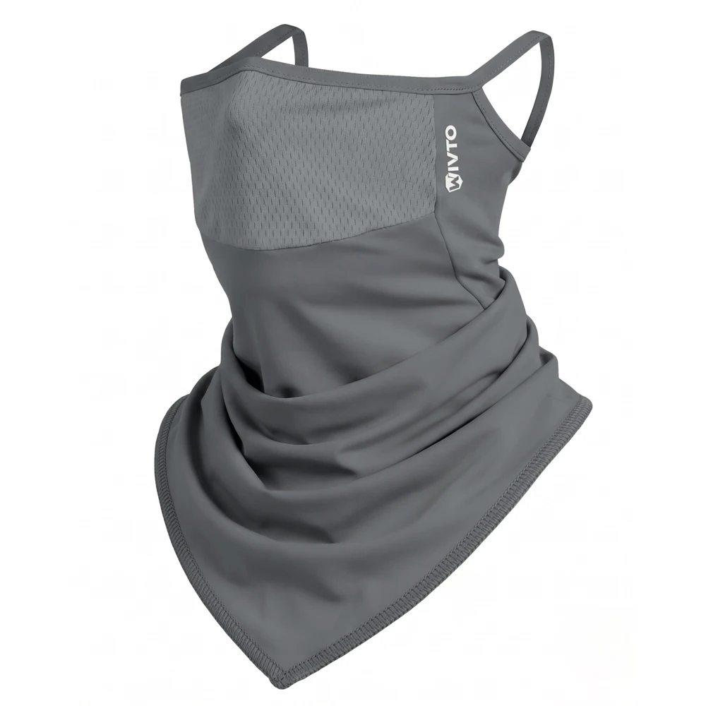 1 Stück/3 Stück Unisex Sommer Kühlende Sonnenschutzmaske Elastische Atmungsaktive Halbgesichtsmaske für Outdoor-Sport Wandern Angeln Radfahren – Detail 12