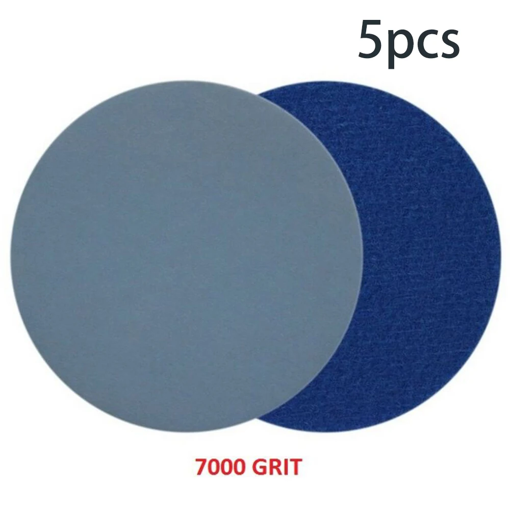 20pcs Sanding Discs 3000/5000/7000/10000 grit 5 Inch Grinding Hook & Loop Polishing Silicon Carbide Tools Supplies