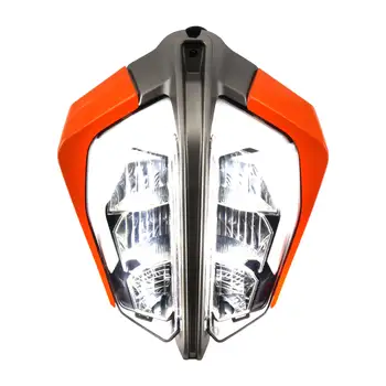 Motocyklové světlomety LED přední světlo boční panel kapotáž pro KTM DUKE 390 sestava světlometů moto osvětlení příslušenství remont 8 nejlepší prodej Maska světlometů KTM Duke 200 - №8