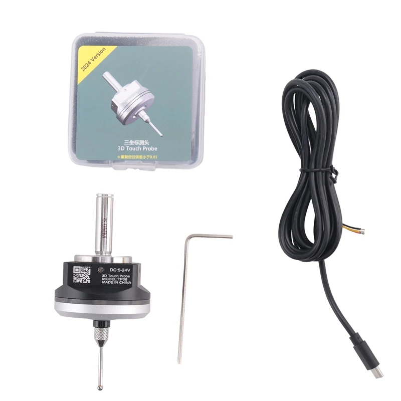 edge finder CNC V6 Anti-Roll 3D Touch Probe Edge Finder to Find the Center Desktop CNC Probe for Mach 3 and Grbl