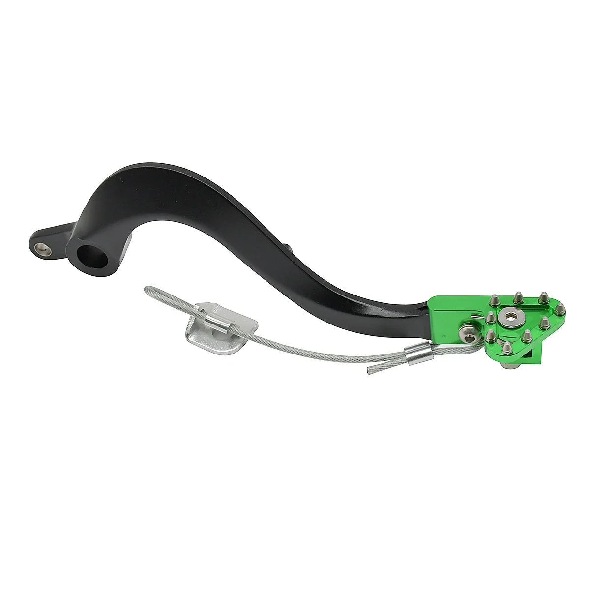 Foot Brake Lever Pedal For KAWASAKI KX250 KX250F KX 250 250F 2004-2019 2020 Enduro Dirt Pit Bike Motocross Green CNC Rear