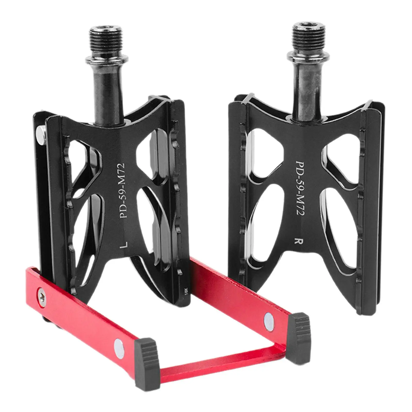 Folding Bicycles Pedals with Kickstand Easy Installation Road Bike Pedals for Adults Parking Riding Folding Bikes Outdoor