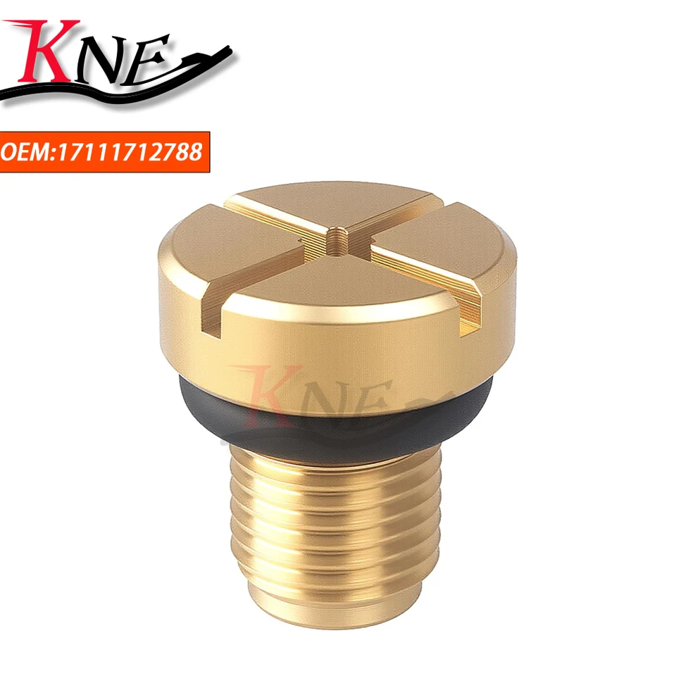 8ビット 17111712788 Brass Radiator Coolant Expansion Screw Tank Bleeder