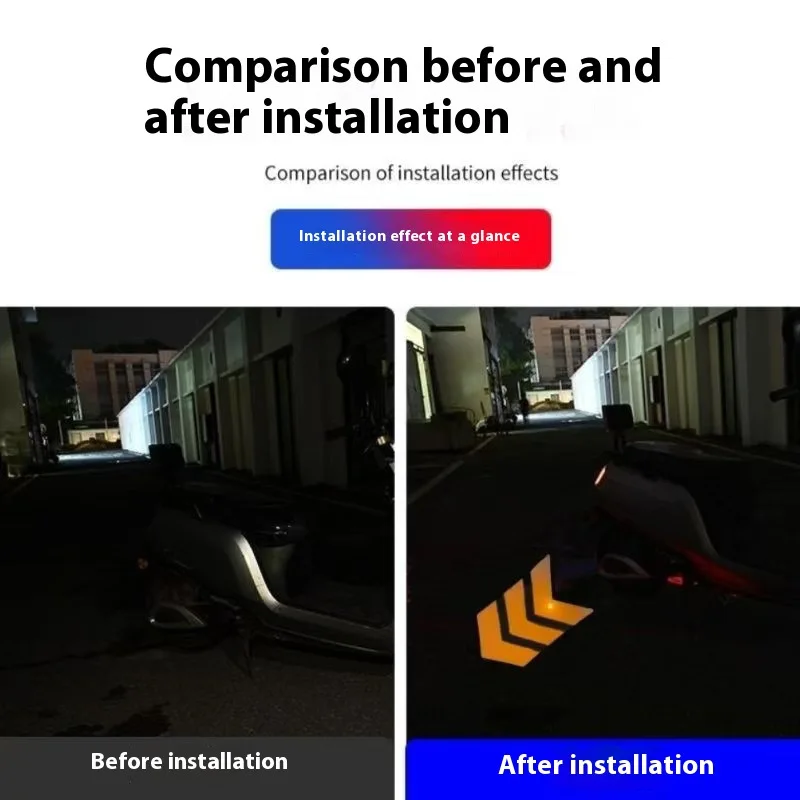 2 قطعة دراجة نارية بدوره إشارة LED ضوء الإسقاط سيارة كهربائية تعديل الشارع ترحيب الديكور المضادة للتصادم ضوء الليزر