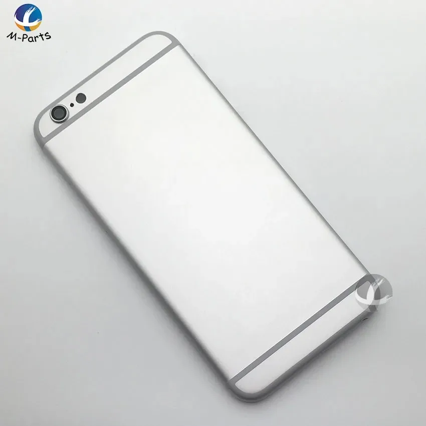 For iphone 6 Back Housing Metal Rear Cover Battery cover Lid Door Chassis Frame OEM AAA + Free Battery Sticker Tool