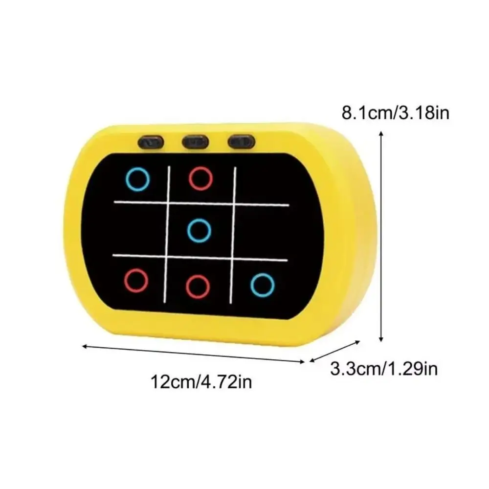 ألعاب الطاولة 5 في 1 TIC-TAC-TOE معركة كهربائية محمولة لعبة الترباس التفكير ممارسة مونتيسوري لغز لعبة الطاولة حفلة داخلية