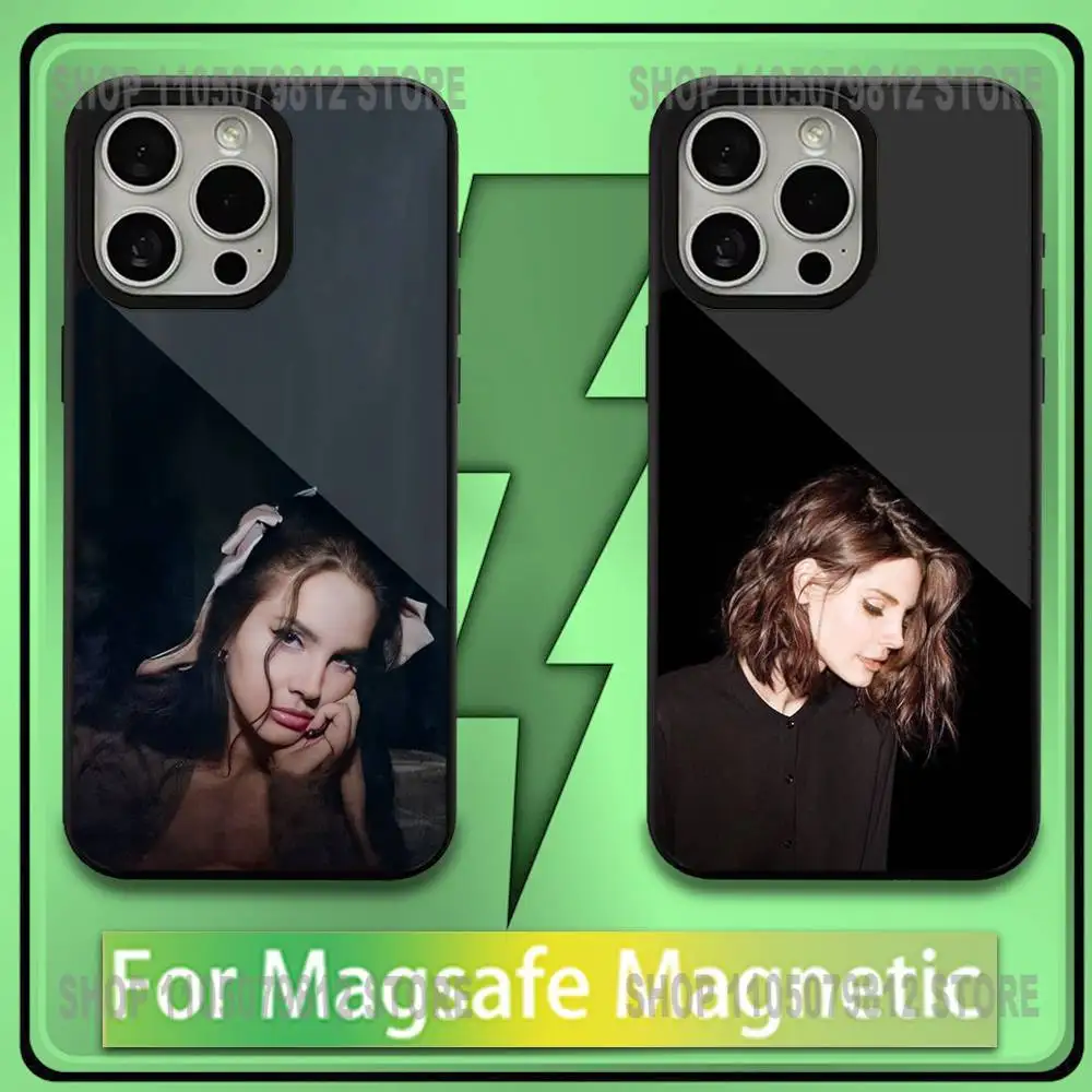 

Girl Singer L-Lana D-Del Rey Phone Case For iPhone17,16,15,14,13,12,11,Plus,Pro,Max,Mini Soft Magesafe Magnetic Wireless Charge