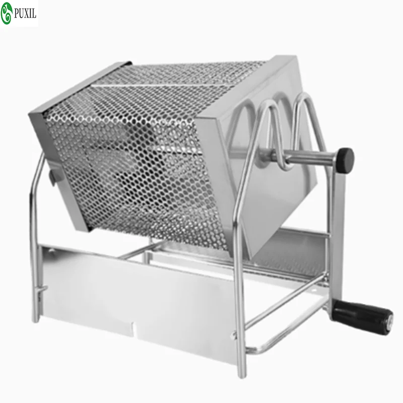 

Машина для выпечки кофейных зерен, ручная работа, прямой огонь, открытый огонь, вращающаяся клетка из нержавеющей стали в японском стиле, бытовая клетка для зеленых зерен