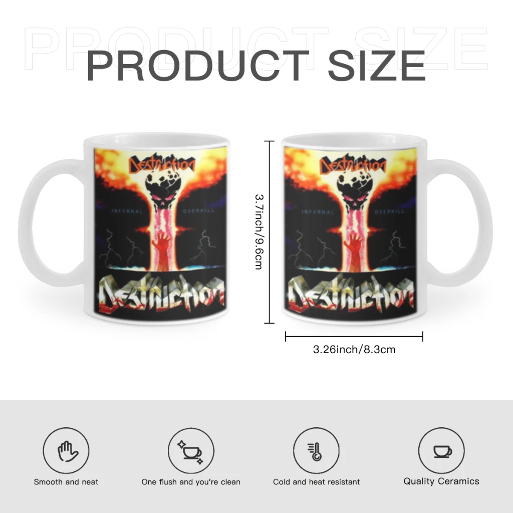 C-Cannibal_C-Corpse Heavy Metal Band Coffee Milk Cup Mocha  Mug Kawaii Cups Original Mugs 11oz