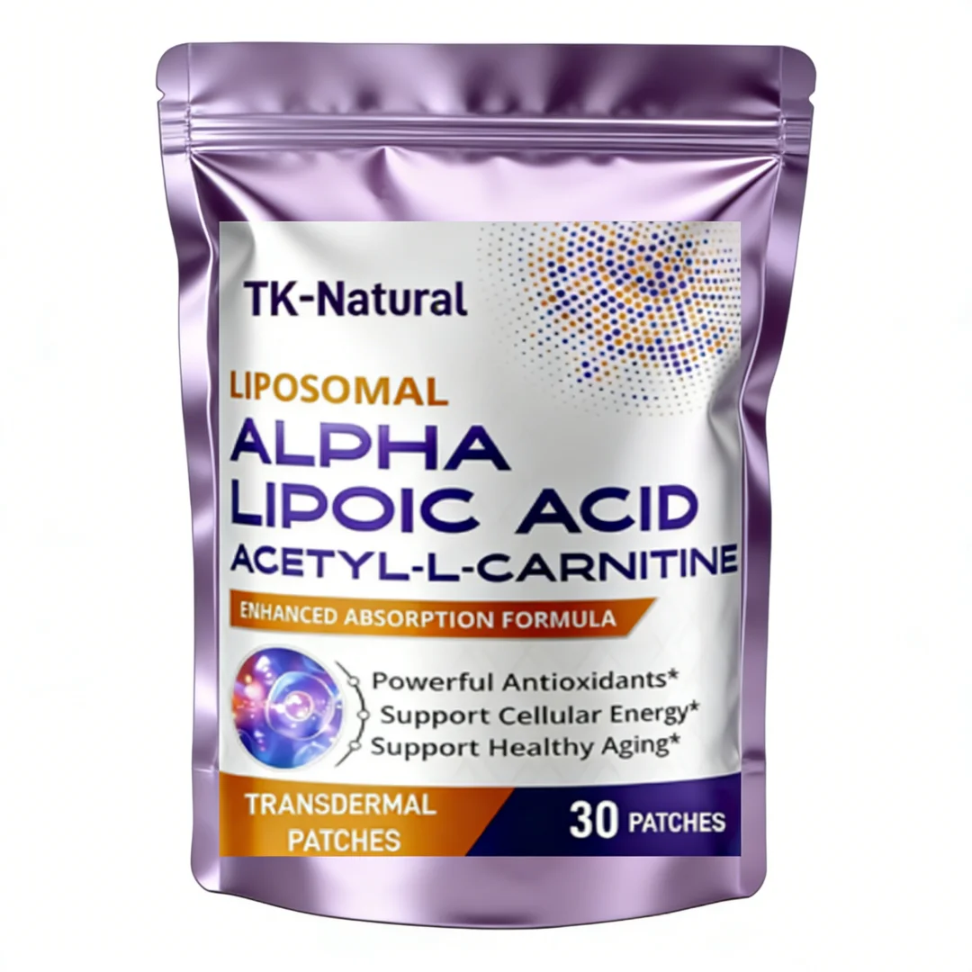 30 Patches Alpha Lipoic Acid Acetyl-L-Carnitine Transdermal Patches - Support Bladder Cleanse, Urinary Tract Health
