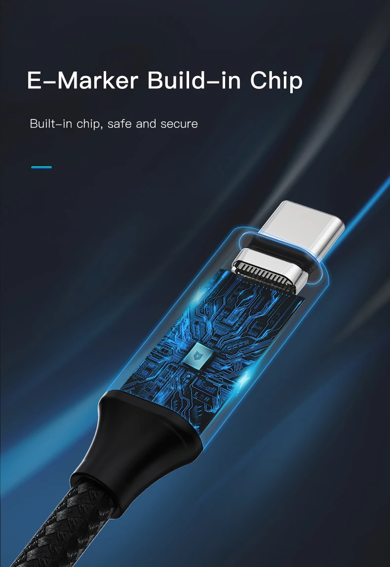 CABLETIME USB-C Verlängerungskabel Typ C Gen 2 Verlängerungskabel 4K 60Hz PD100W 10Gbps für Macbook Laptop iPhone Verlängerungskabel – Detail 8