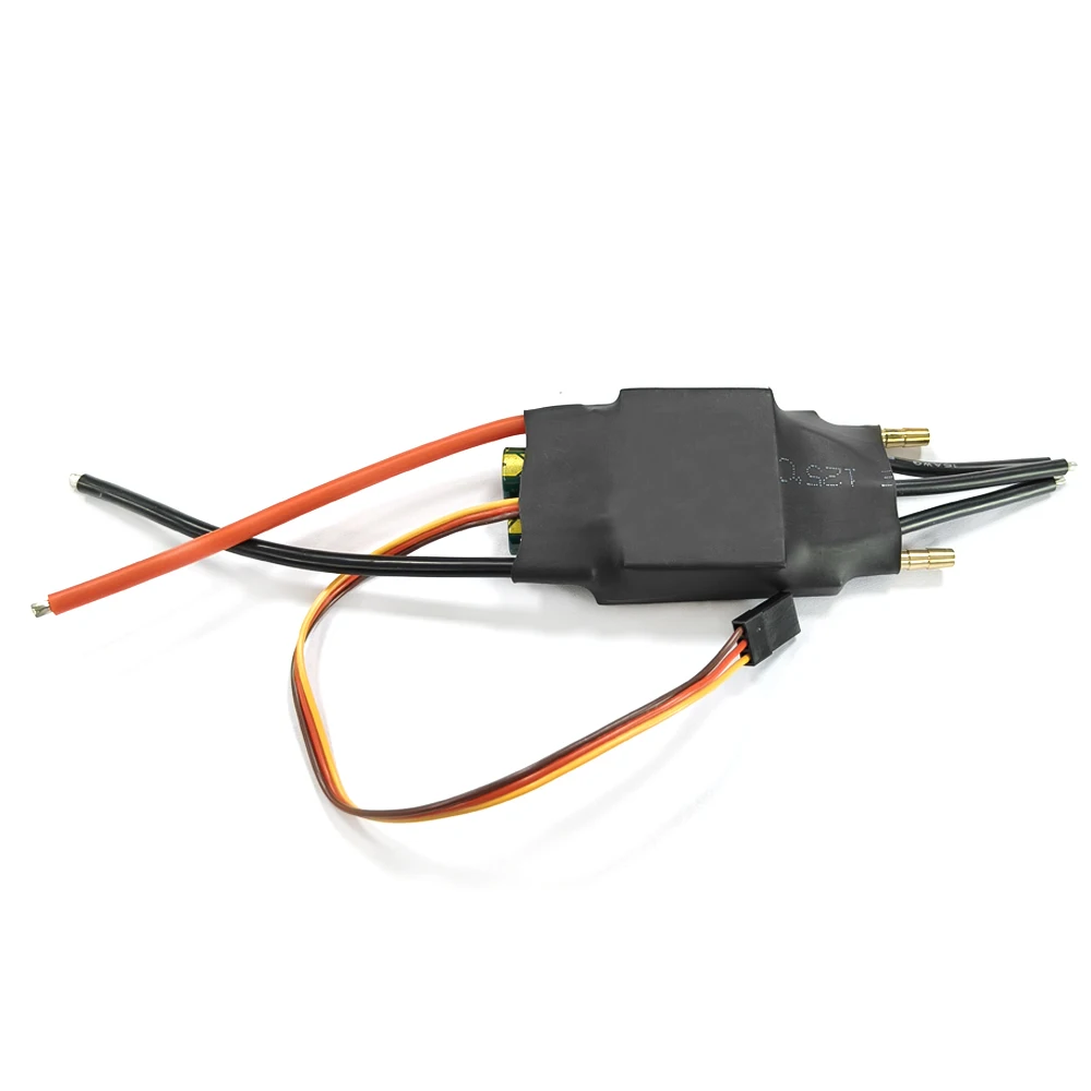 200A 125A 100A 80A 60A Regolatore di velocità elettrico di raffreddamento ad acqua senza spazzole ESC ESC unidirezionale con 5V/3A BEC per modello di barca RC