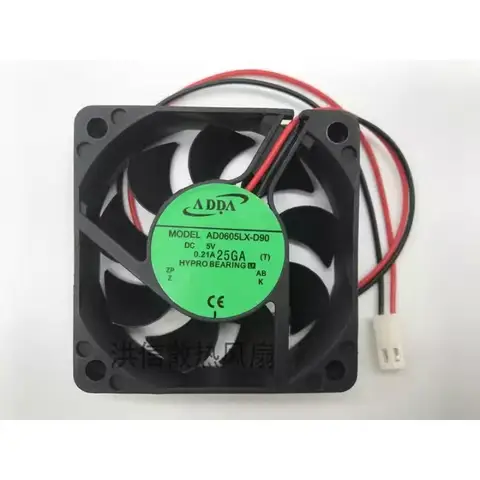 AD0605LX-D90 하드 디스크 비디오 녹음기 선풍기 CPU 쿨러 선풍기, 5V 0.21A 6cm, 신제품