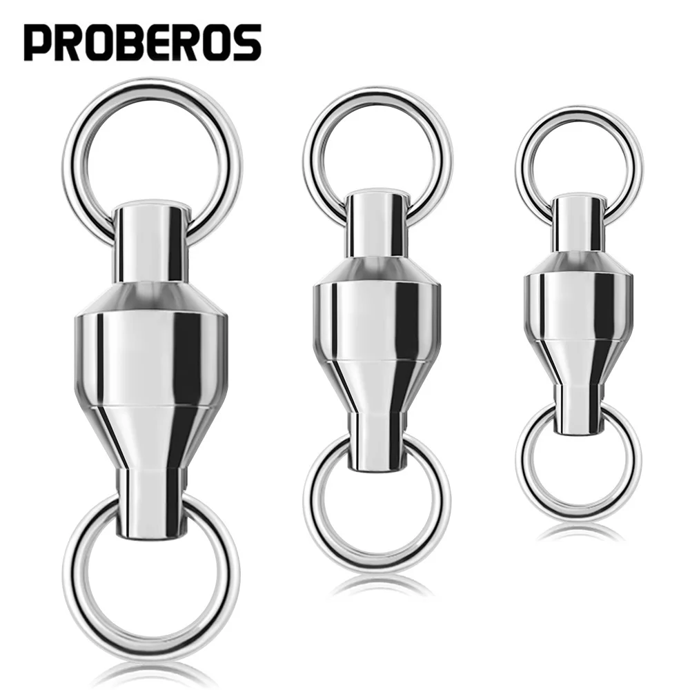 Double Head Welded Bearing Swivel Ring Buckle Large Object Connector Stainless Steel 8shaped Ring Fishing Gear Accessories 10pcs