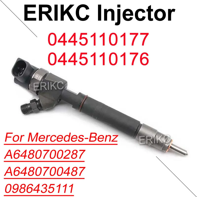 0445110177 COMMON RAIL INJECTOR CRI 0445110176 Diesel Sprayer Nozzle 6480700287 for BOSCH Mercedes-Benz CR/IPS19/ZEREAK20S