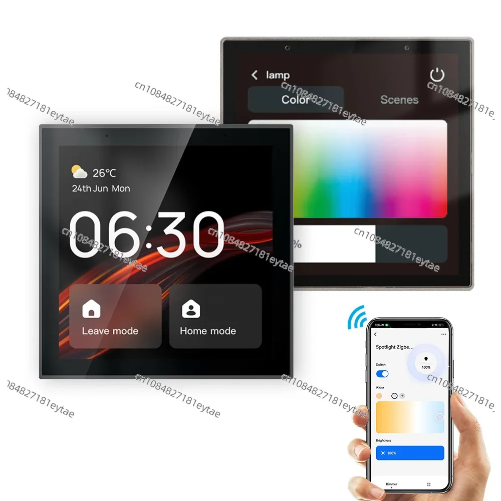 Doodle Smart Home 4 Inch Full Screen Control Panel Central Control Zigbee Gateway Linux Version