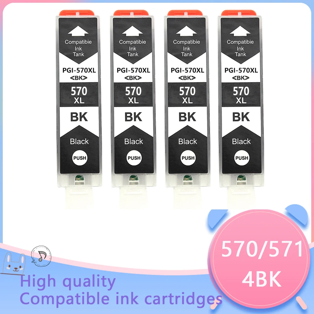 For Canon 570XL Ink For Canon 570 Black Ink PGI570 Black Pixma MG5753 MG7750 TS8050 TS5050 MG6800 TS9050 TS5052 MG5751 MG6851