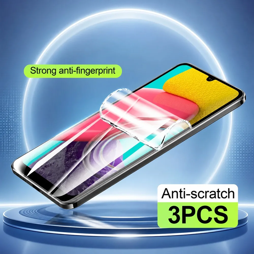 3PCS Hydrogel Film For Motorola Moto E13 E14 E15 E20 Screen Protector Film For Motorola Moto E30 E32 Anti-Scratch