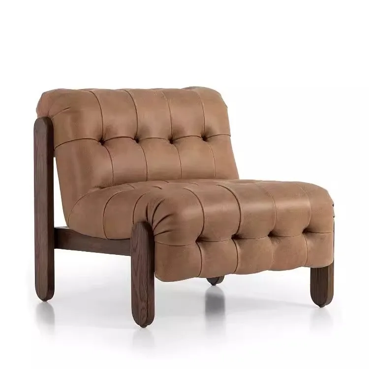 Светлый роскошный диван-кресло из цельного дерева в средневековом стиле, отель, проживание в семье, кафе, кресло для отдыха, ваби, ветер, гостиная, одиночный стул