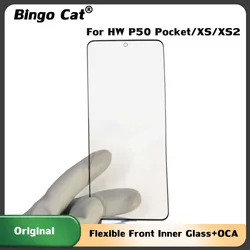 OEM Flexible Inner Glass+OCA For Huawei P50 Pocket Mate X2 X3 X5 XS2 X XS LCD Touch Screen Soft Film Scratch Repair Replacement