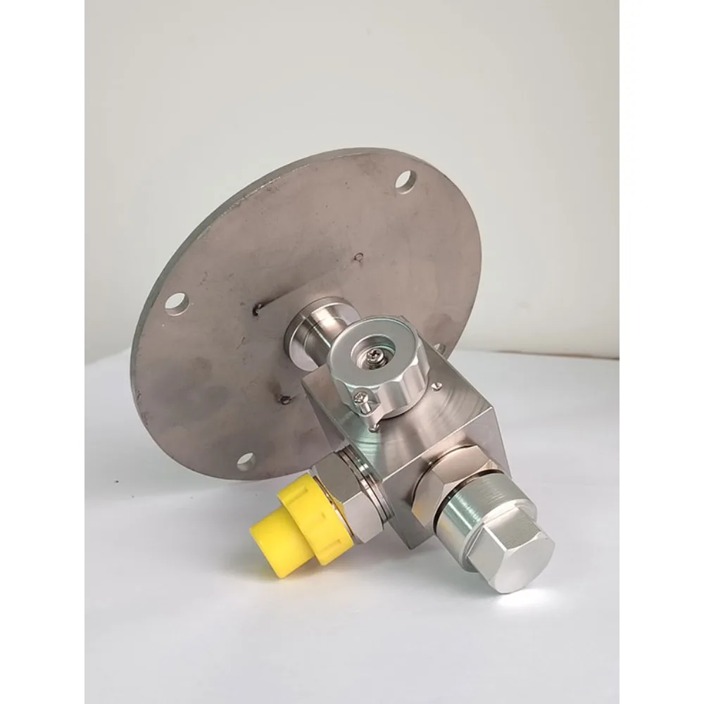 Non dismantling valve manifold, pressure gauge stainless steel 3-valve group