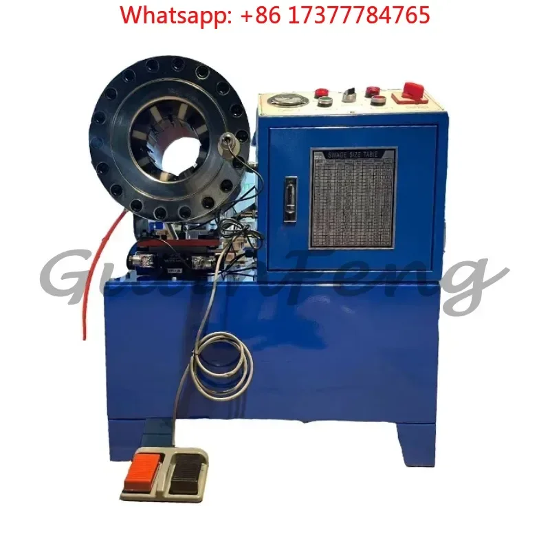 factory Automatic 1/4-2'' hydraulic hose Pipe pressing tool crimper Hose crimping Machine