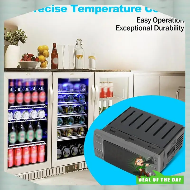 

24-часовая доставка, замена цифрового термостата для XR06CX-4N1F1, регулятор температуры, идеально подходит для коммерческого холодильника 120 В, 50–60 Гц