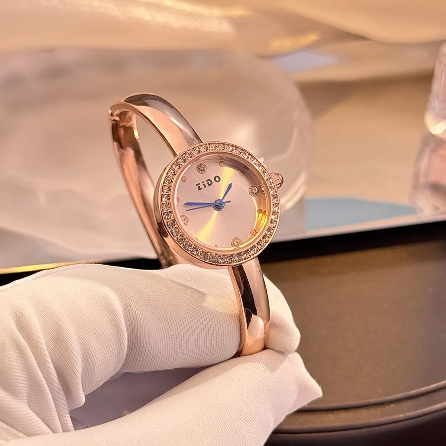 

Women Quartz Watch Vintage Gold Sliver Black Orologio Reloj Mujer Girls Clock Ladies Fashion Diamond Bracelet Bangle Wristwatch