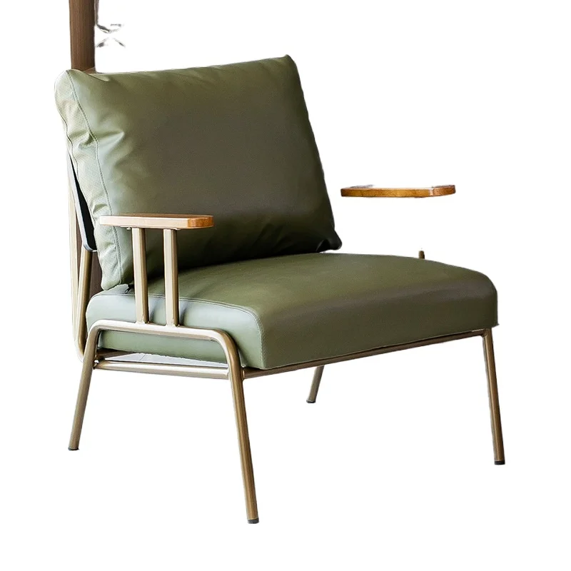

European-style living room sofa chair table combination, modern simple homestay balcony leisure double
