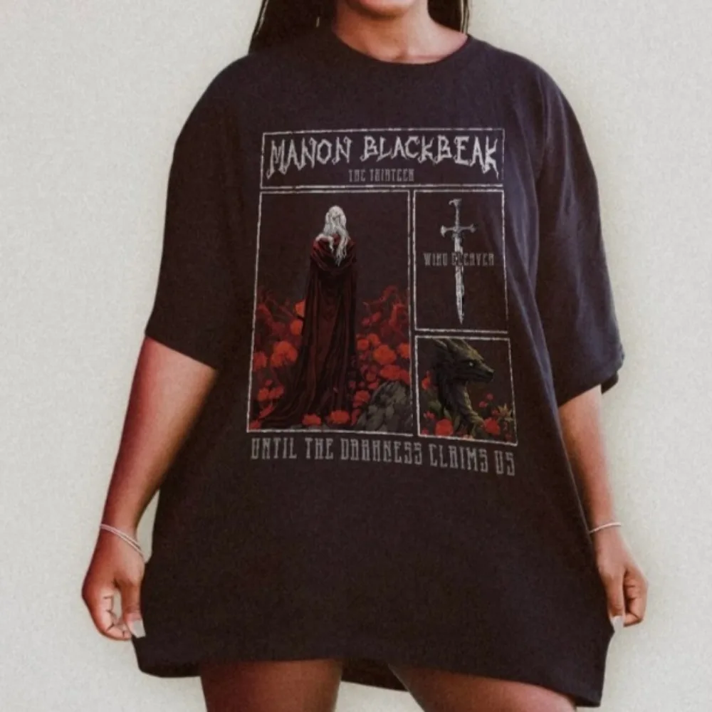 Manon Blackbeak Shirt The Thirteen Shirt Women Licensed Throne of Glass Merch Universe Ironteeth Rowan Kingsflame Aelin