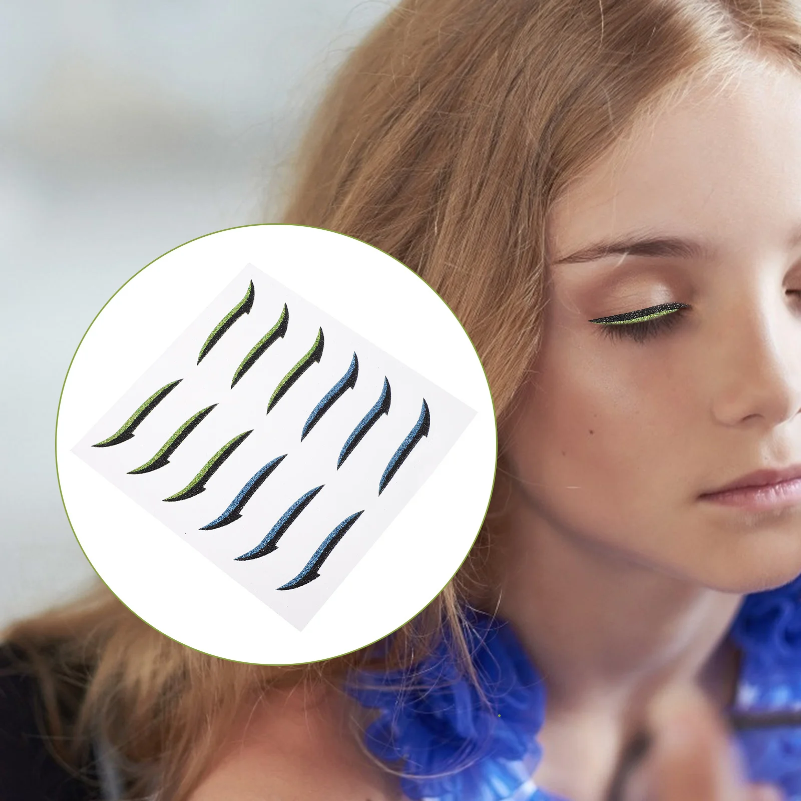 Double Eyelid Stickers Eyeliner Stickers Strips Reusable Invisible Eye Makeup Tools For Women Large Round Eyes