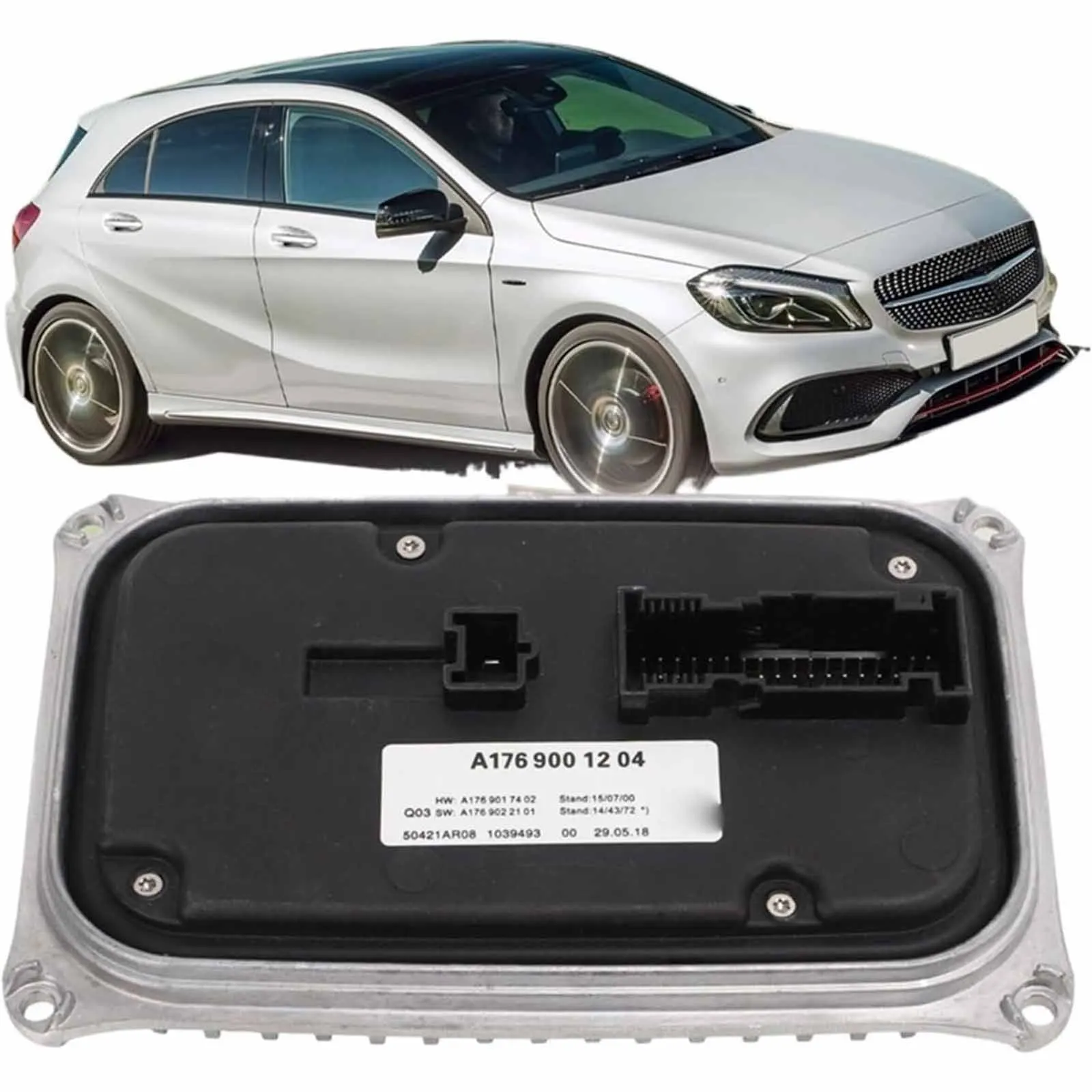 

A1769001204 LED Headlight Control Module Ballast for Mercedes-Benz A-Class W176 2015-2018 / CLA C117 X117 2016-2019