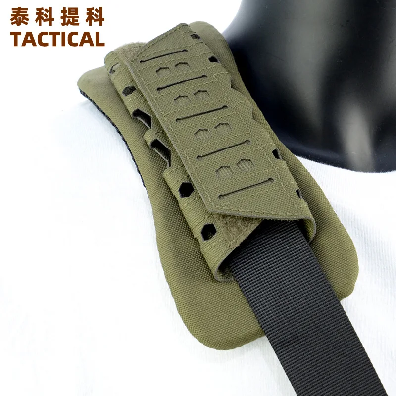 

Vest Shoulder Pad For 2024 New Lightweight Breathable Laser Cut Cushion Non-Slip Backpack Strap Hunting